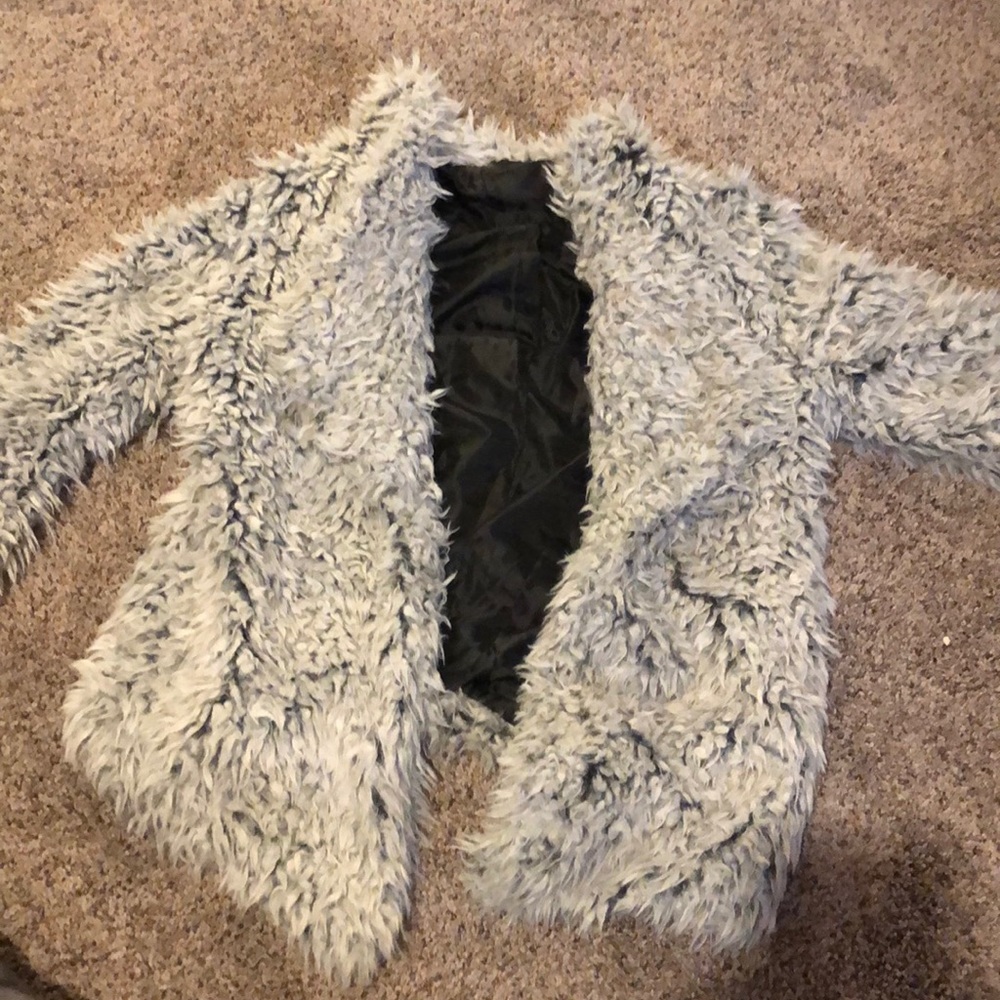 Faux Fur Blazer Jacket